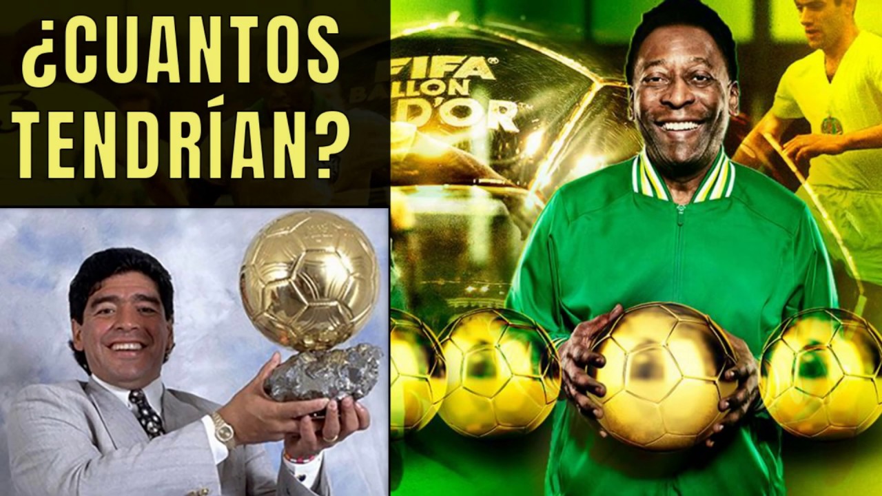 ¿Cuántos BALONES DE ORO 🟡🟡 Hubieran Ganado PELÉ y MARADONA? Te sorprenderá quién superó a Messi…