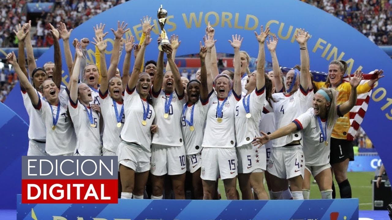 La selección femenina de fútbol de EEUU ha ganado cuatro mundiales pero gana menos que los hombres