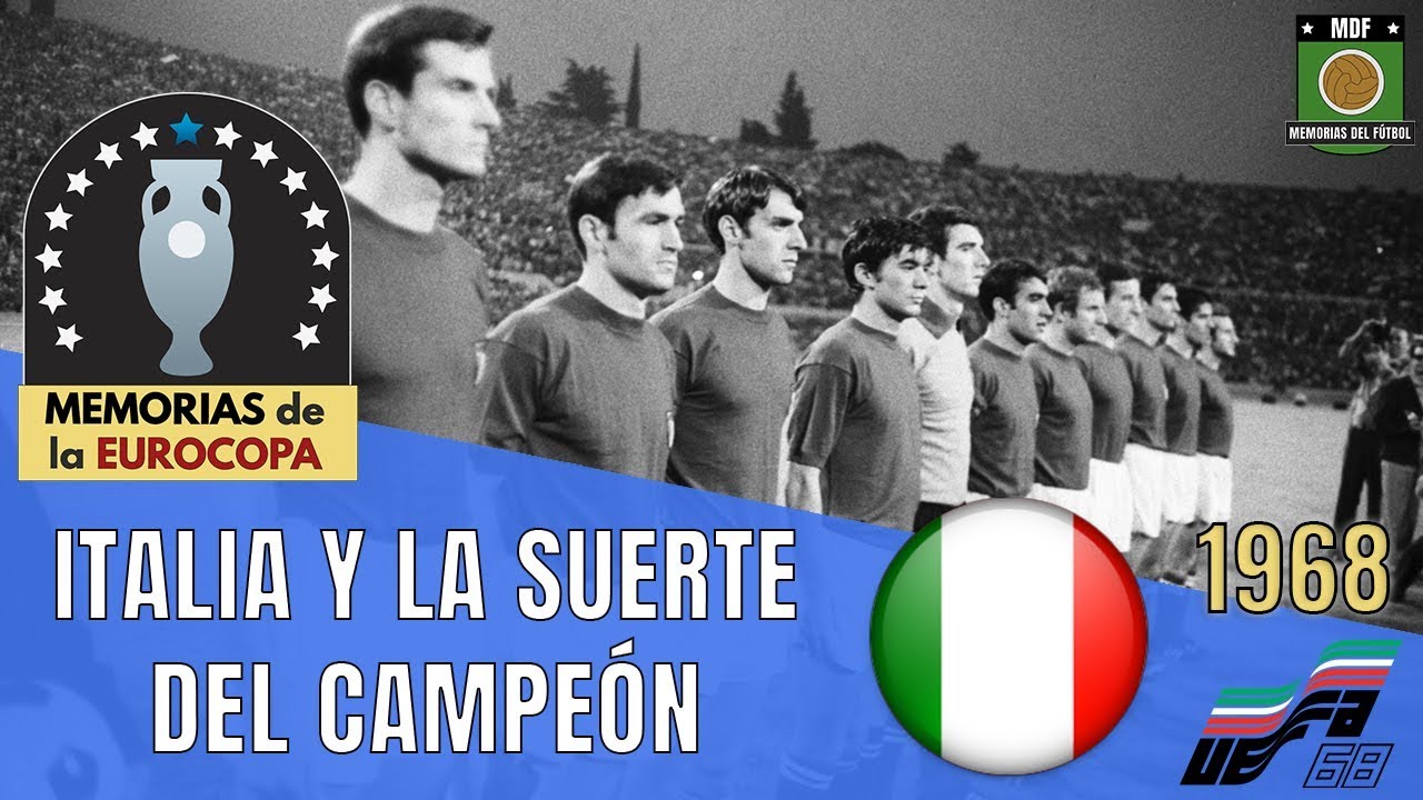La Única EUROCOPA de ITALIA (1968) 🇮🇹 🏆 Historia de la Eurocopa