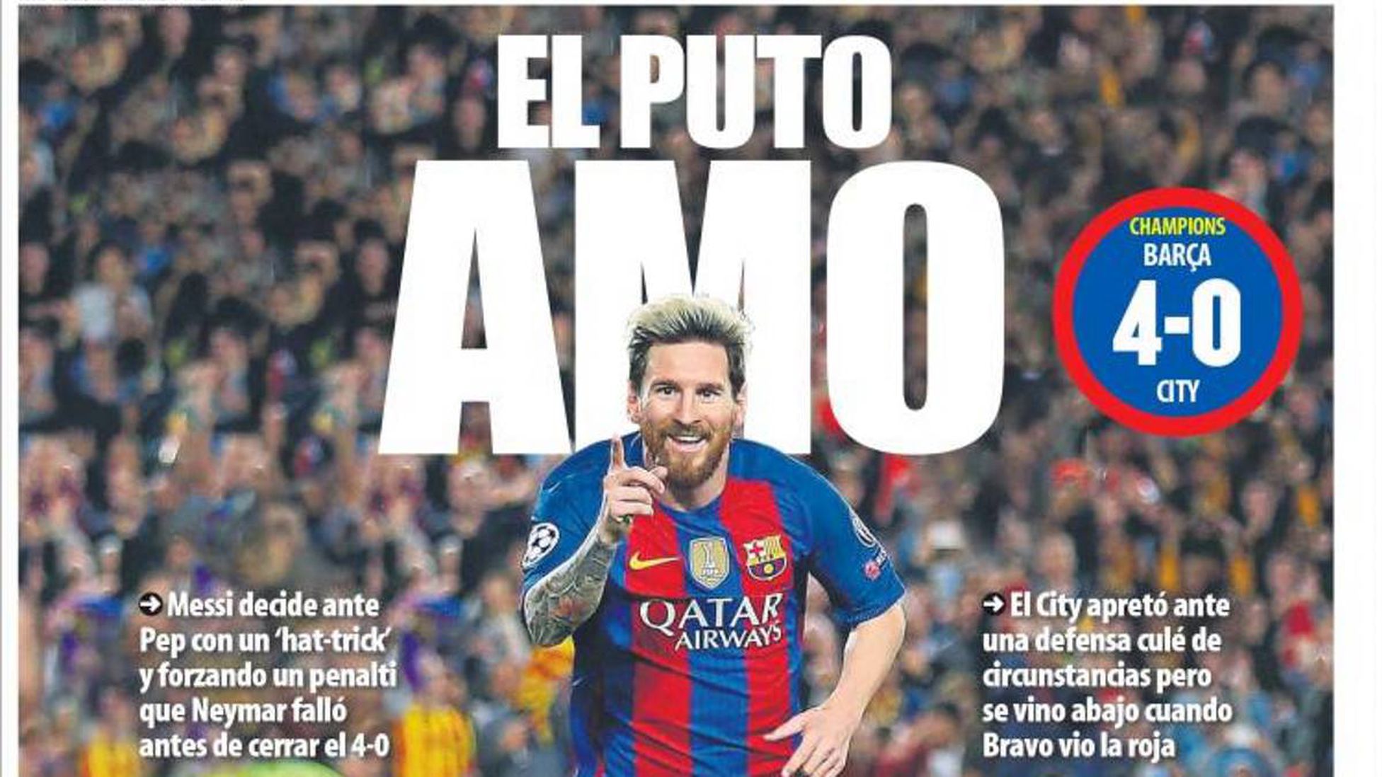 Leo Messi, el ＇puto amo＇ del fútbol