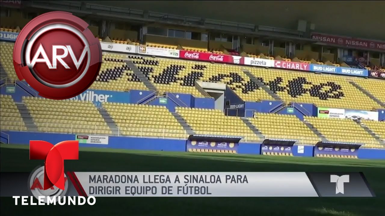 Maradona llega como D.T. de equipo de fútbol | Al Rojo Vivo | Telemundo