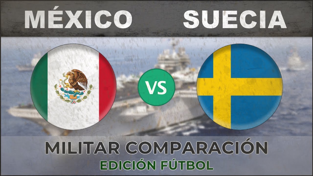 MÉXICO vs SUECIA – Poder Militar – 2018 (EDICIÓN FÚTBOL)