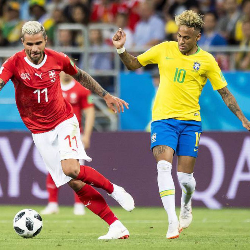 Mundial Rusia 2018: Suiza consigue empatar ante un Brasil desubicado